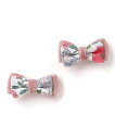 Tartine et Chocolat 【日本製】【お揃い】リバティビエラ(DaisyMorisia)ヘアクリップ2点セット ベベ オンライン ストア ヘアアクセサリー バレッタ・ヘアクリップ・ヘアピン ピンク ブルー