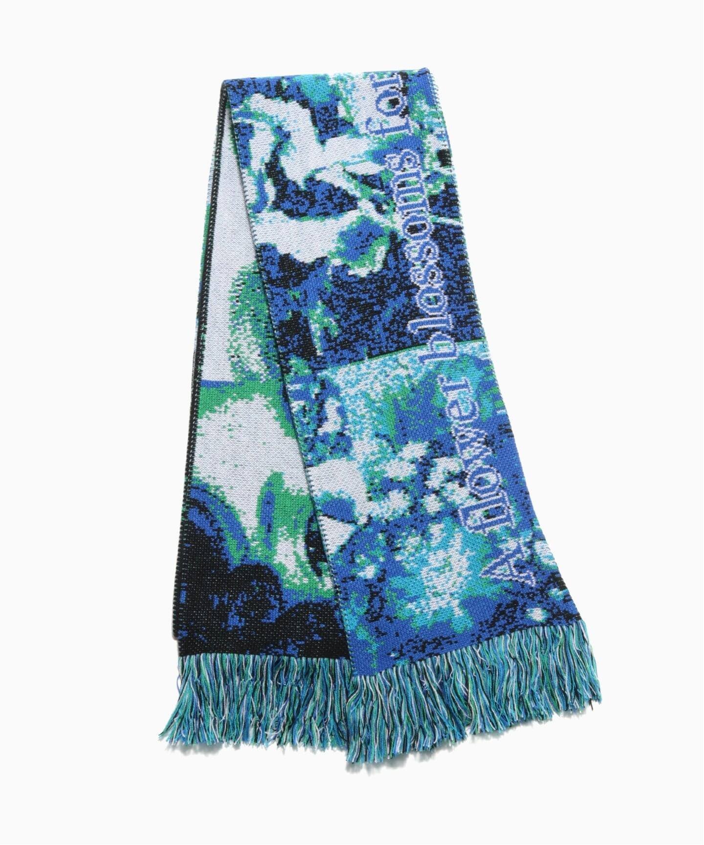 417 EDIFICE MONTMARTRE NEW YORK / モンマルトル ニューヨーク BLUE OEIL SCARF フォーワンセブン エ..