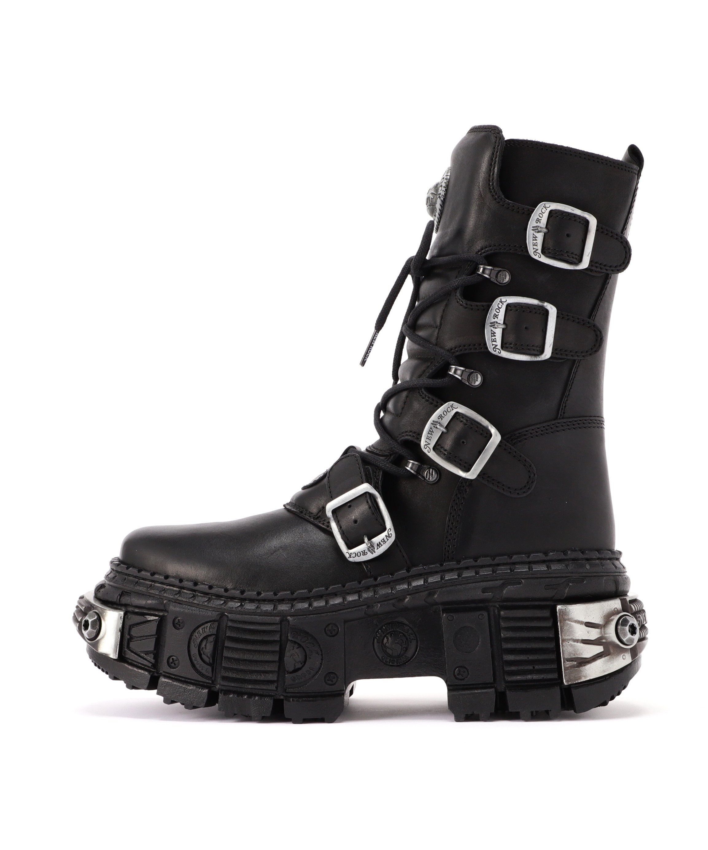 LHP NEW ROCK/ニューロック/M-WALL1473-S3 エルエイチピー シューズ・靴 ブーツ ブラック