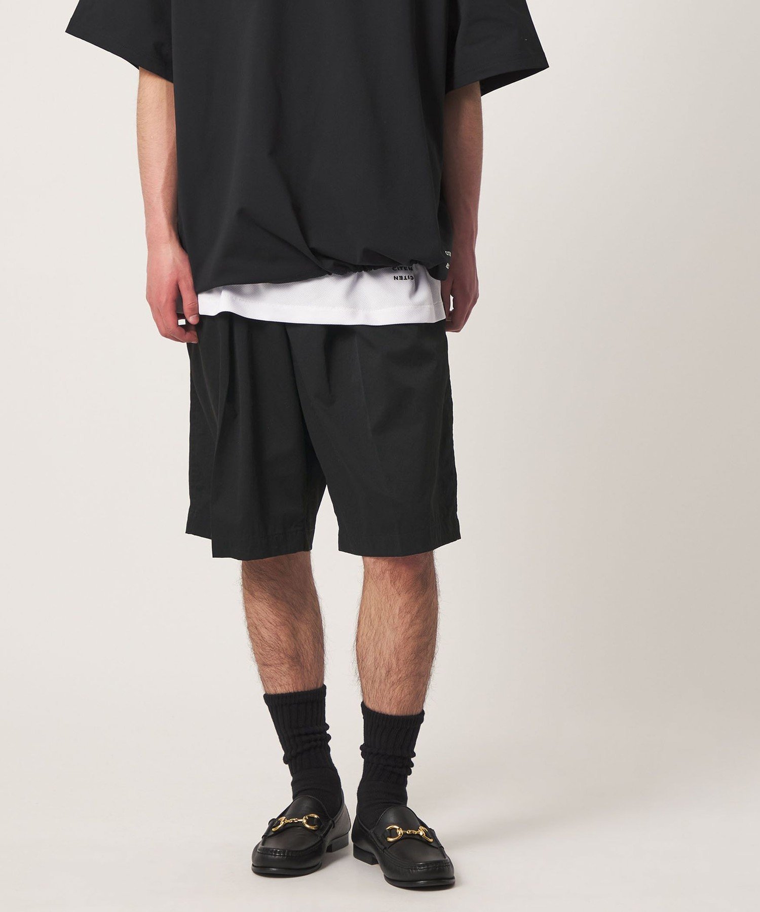 ＜CITEN＞イージーシェフショーツ シテン パンツ その他のパンツ ベージュ ブラック