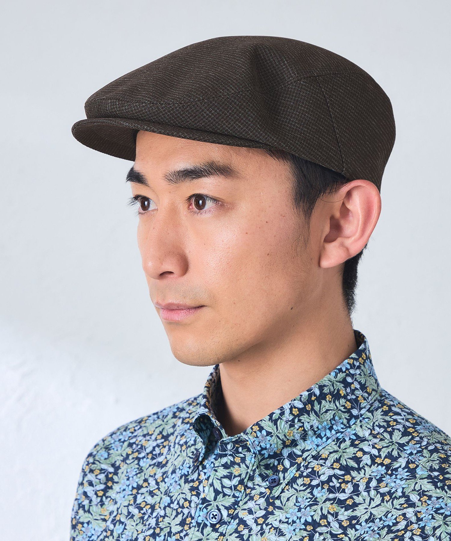 【SALE／36%OFF】BAKER STREET カラミハウンドトゥースハンチング ベイカー・ストリート 帽子 ハンチング・ベレー帽 ブラウン【送料無料】
