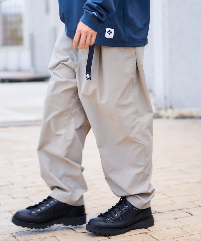 限定展開 Columbia×FREAK'S STORE フリークスストア パンツ その他のパンツ ブラック ベージュ グレー