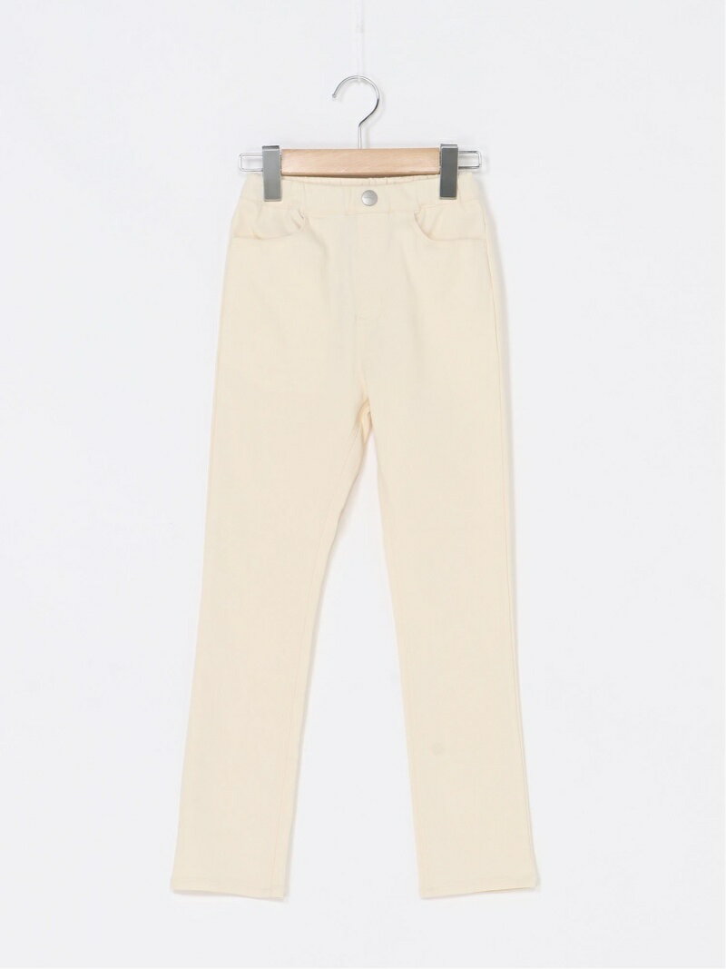 【SALE／62%OFF】petit main ストレッチストレートパンツ ナルミヤオンライン パンツ その他のパンツ ホワイト ブラック ベージュのサムネイル