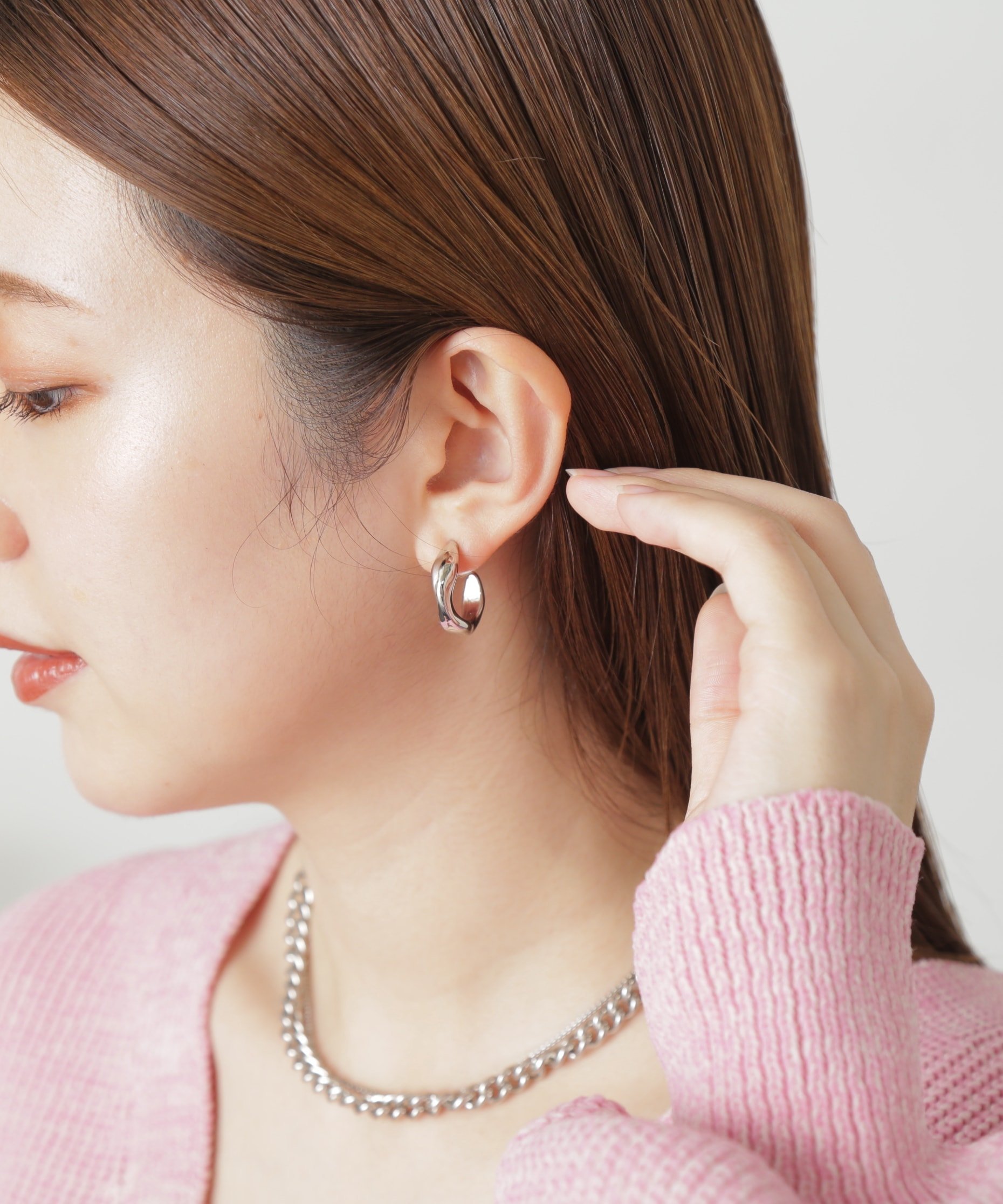 【SALE／30%OFF】FREE'S MART ねじりピアス フリーズ マート アクセサリー・腕時計 その他のアクセサリー・腕時計 シルバー
