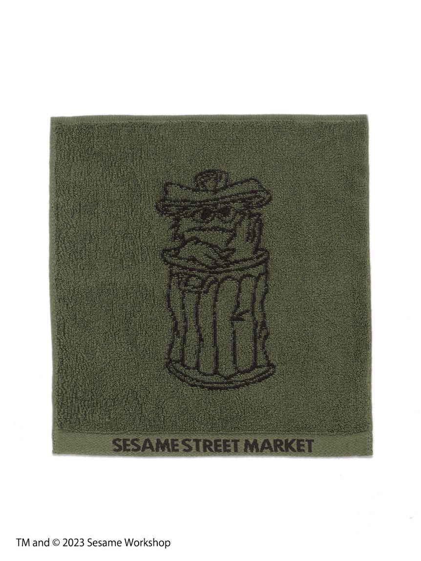 SESAME STREET MARKET スケッチハンドタオル セサミストリートマーケット ファッション雑貨 ハンカチ・ハンドタオル ホワイト イエロー レッド オレンジ ピンク ブルー 1