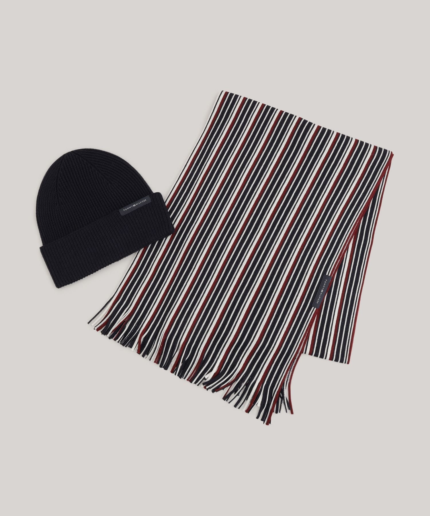 【SALE／50%OFF】TOMMY HILFIGER コープラブ ビーニーアンドマフラー トミーヒルフィガー 財布・ポーチ・ケース その他の財布・ポーチ・ケース ネイビー【送料無料】