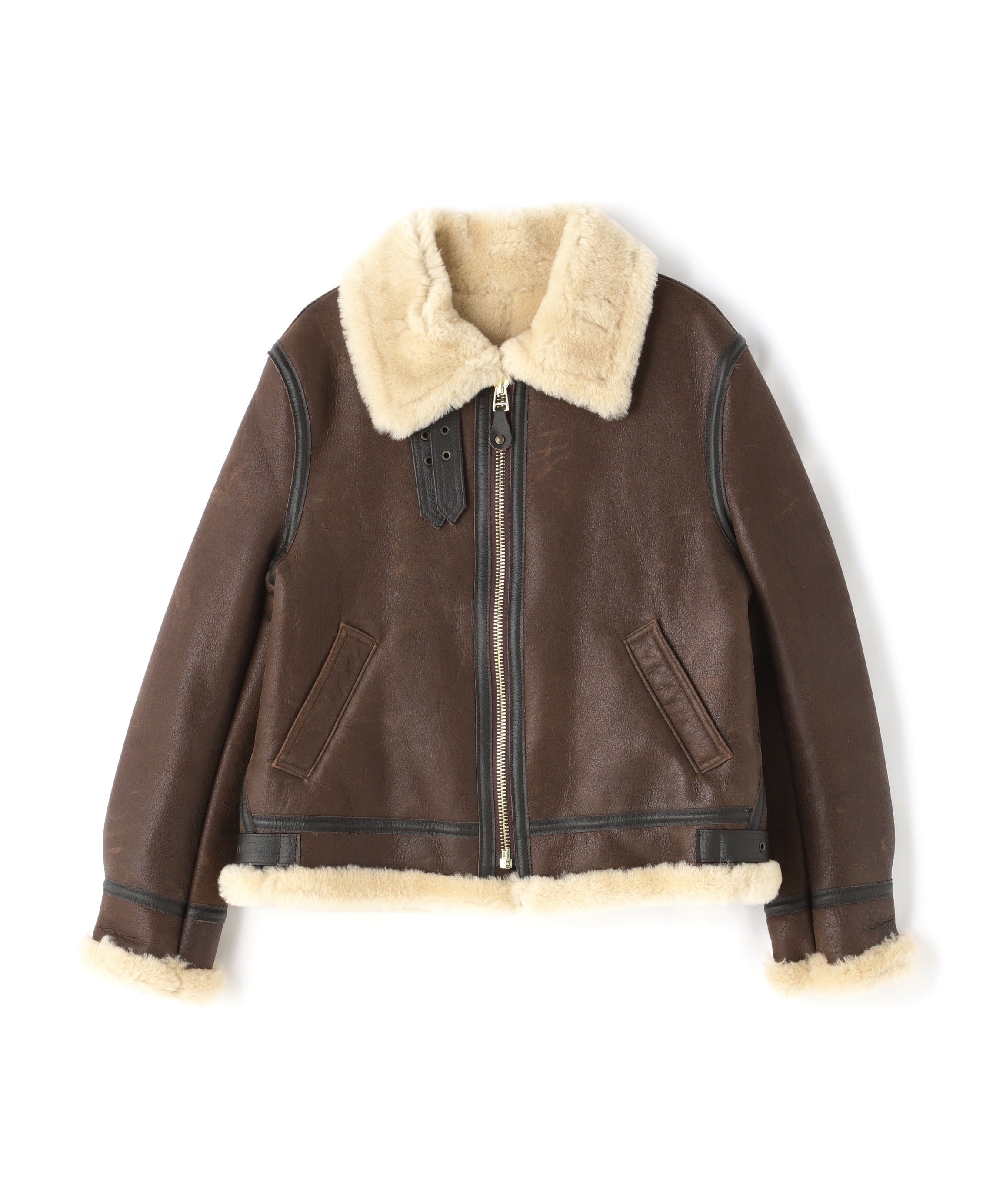 Schott Women's/247SW B-3 BOMBER JACKET/ボンバージャケット ショット ジャケット・アウター ライダースジャケット ブラウン【送料無料】