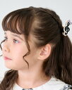 mezzo piano 音符ヘアポニー2個セット ナルミヤオンライン ヘアアクセサリー ヘアゴム ブルー パープル【送料無料】
