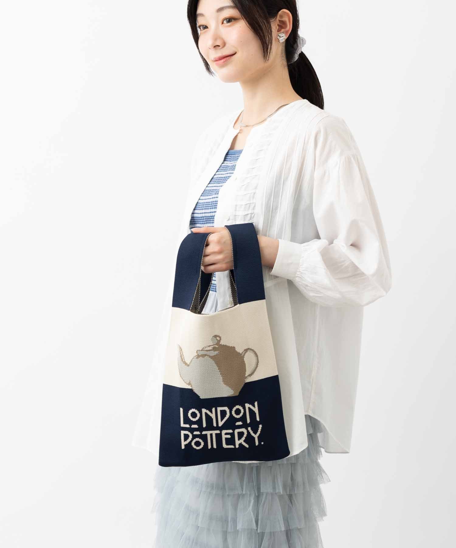 London Pottery LONDON POTTERY ロンドンポタリー 公式ニットトートバッグ アビーコーナー バッグ トートバッグ