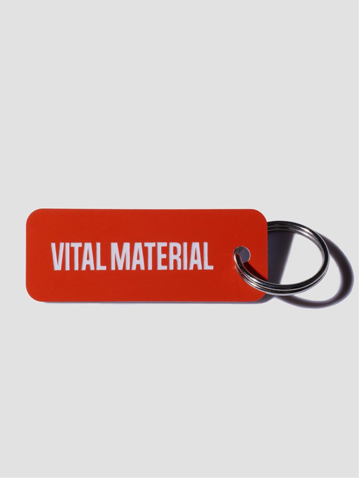 楽天Rakuten FashionVITAL MATERIAL VITAL MATERIAL × Various Keytags TANGERINE / WHITE ヴァイタル マテリアル ファッション雑貨 チャーム・キーチェーン レッド