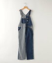 SHIPS KIDS Lee:130~160cm / マルチデニム オーバーオール シップス オールインワン・オーバーオール オーバーオール・サロペット レッド...