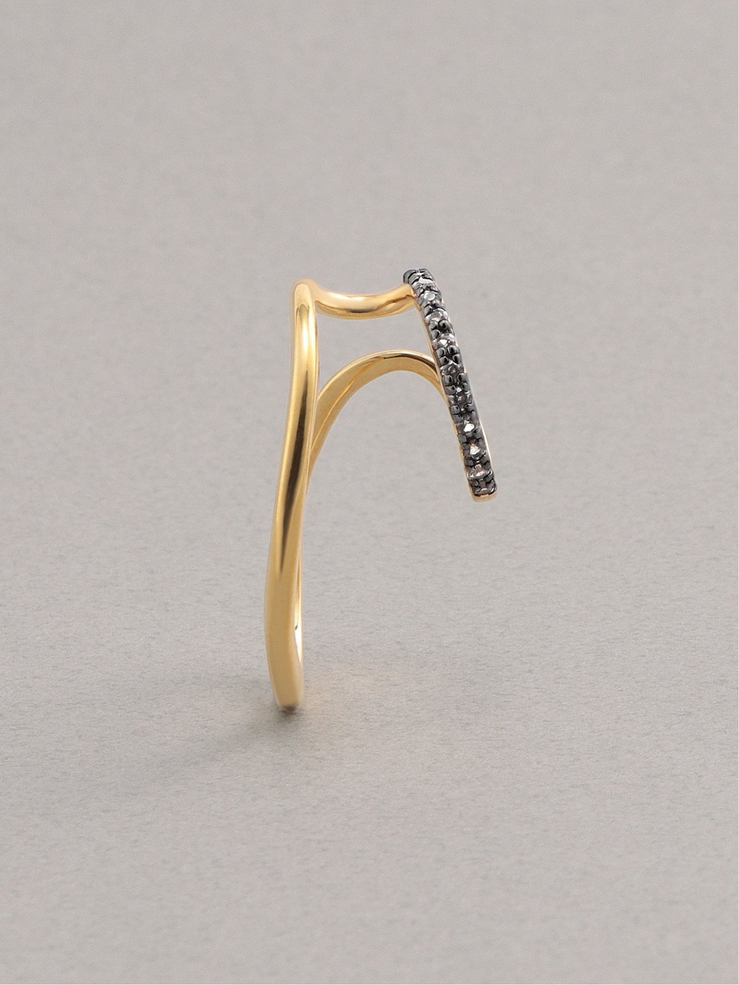 PLUS VENDOME FINELINETATTOO_イヤーカフ プラス ヴァンドーム アクセサリー・腕時計 イヤリング・イヤーカフ ゴールド【送料無料】