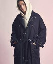 MAISON SPECIAL M-47 Prime-Over Wool Belted Field Coat ]XyV WPbgEAE^[ XeJ[R[g ubN J[Lyz