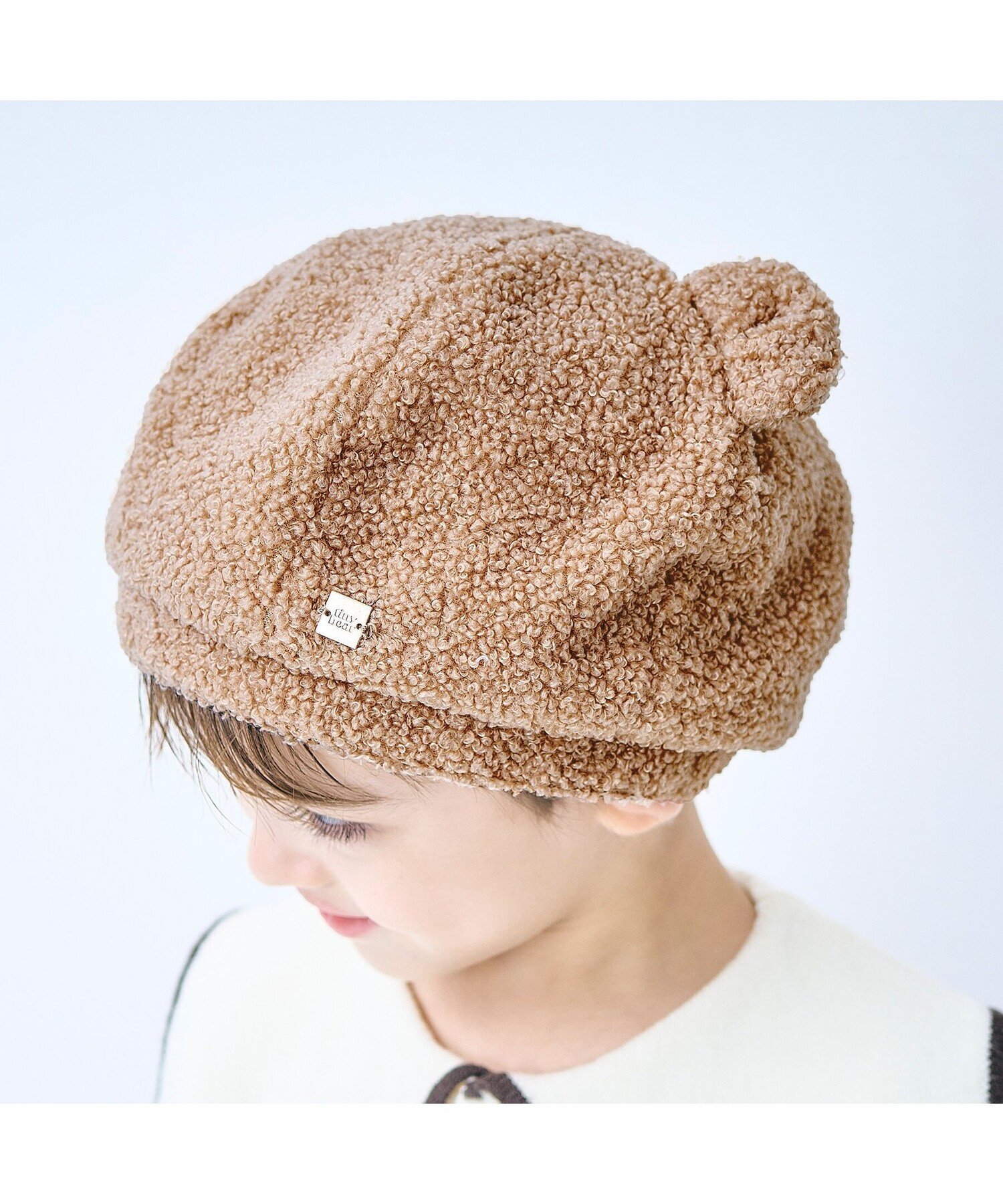 apres les cours tiny bear ボアベレー帽 エフオーオンラインストア 帽子 その他の帽子 ベージュ ホワイトのサムネイル