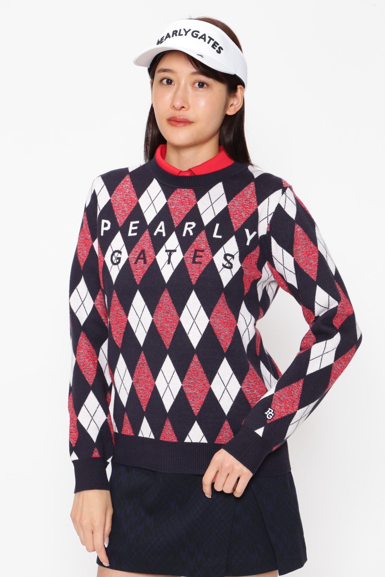 ��SALE��70%OFF��PEARLY GATES 3��W���㥬����+���� ���롼�ͥå��˥åȥץ륪���С� ��NEW����������� �ѡ��꡼������ �ȥåץ� �˥�...