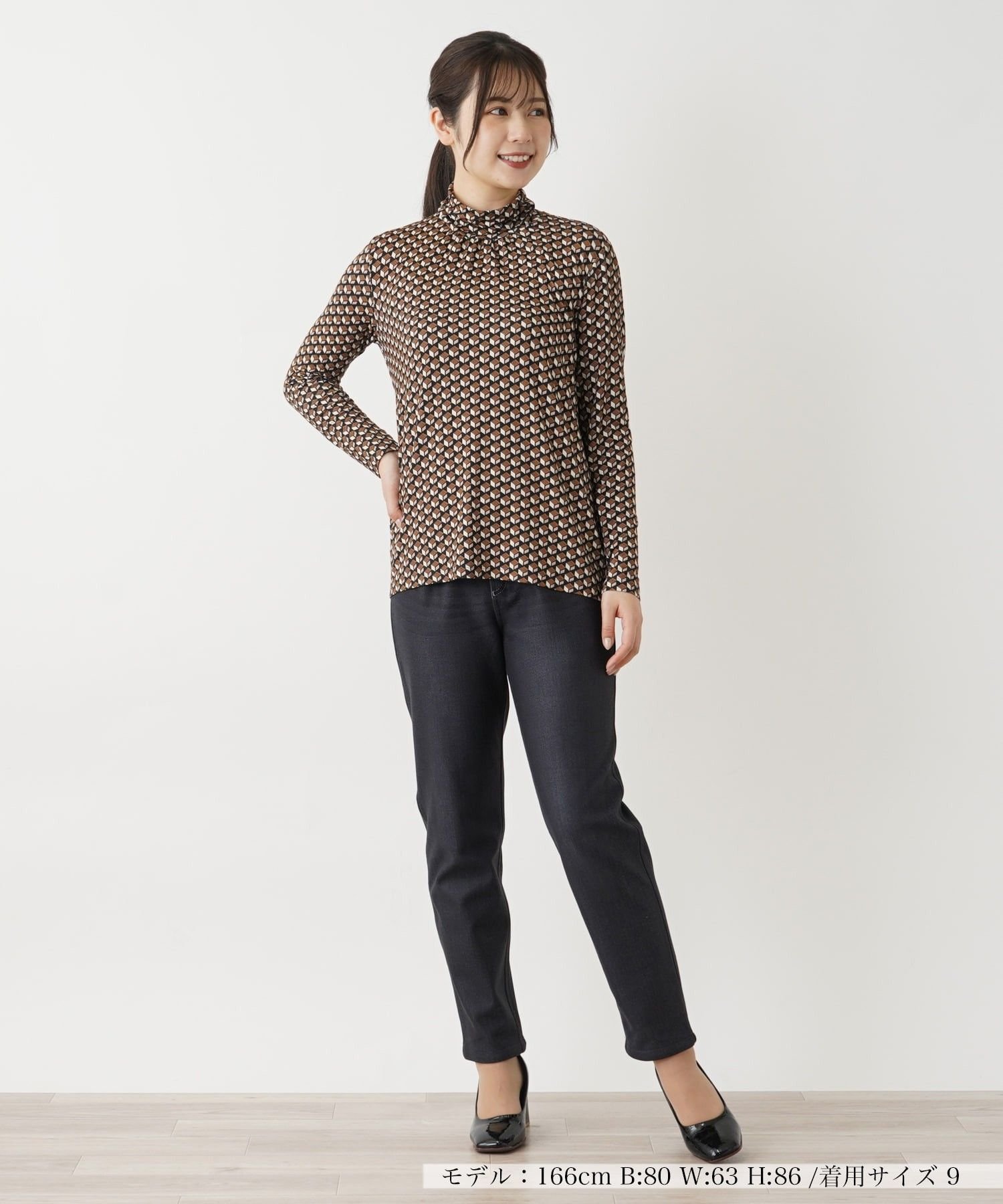 Leilian カットソー【ROCHAS Premiere】 レリアン トップス カットソー・Tシャツ