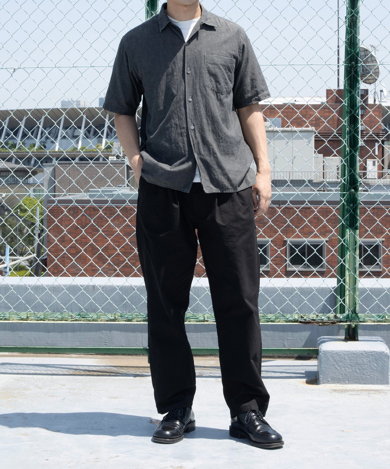 UNIVERSAL OVERALL CHILLPAN TAPERED ライトダックテーパードパンツ UNIVERSAL OVERALL ユニバーサルオーバーオール パンツ カーゴパンツ ベージュ ネイビー グレー ブラック