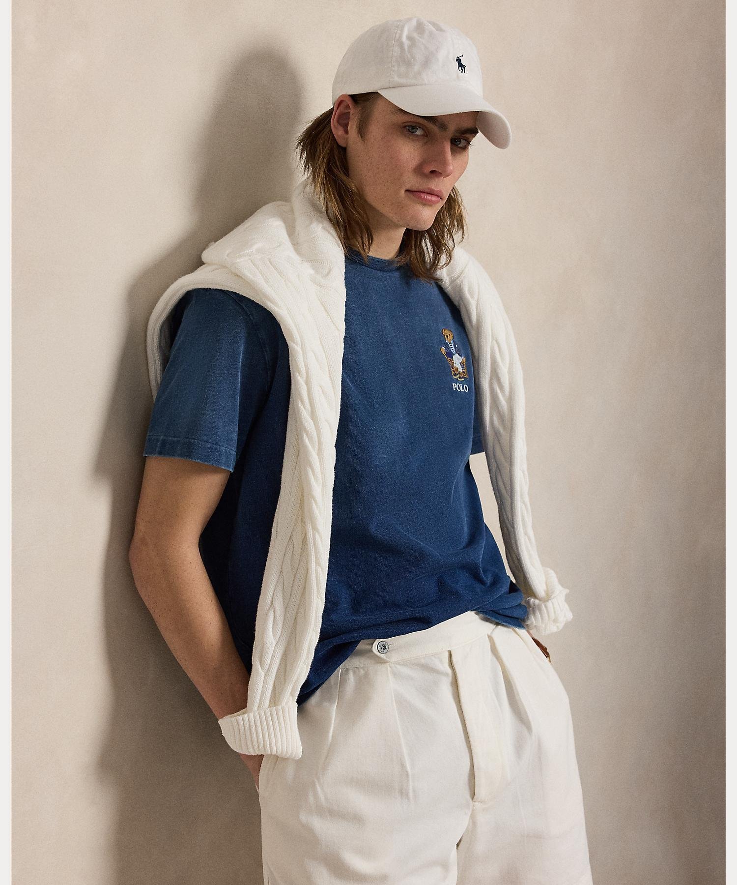 クラシック フィット Polo ベア インディゴ Tシャツ ラルフローレン トップス カットソー・Tシャツ ネイビー