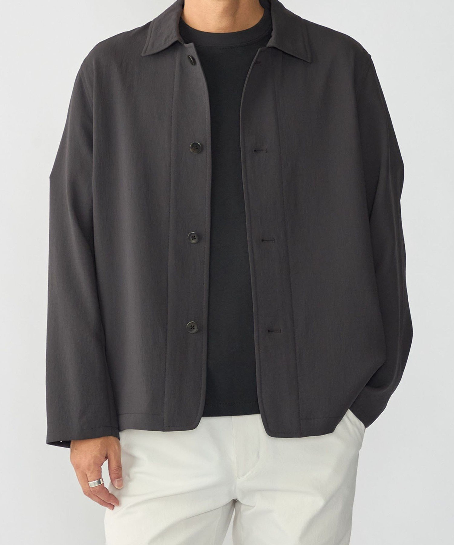 MEN SHIPS: ＜UVカット/遮熱＞EAthlation(TM) シャツ アウター シップス トップス シャツ・ブラウス ネイビー グリーン
