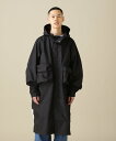 アヴィレックス 【SALE／50%OFF】AVIREX 《WEB&DEPOT限定》CORDURA HOODED COAT / コーデュラ フーデッド コート アヴィレックス ジャケット・アウター その他のジャケット・アウター ブラック イエロー【送料無料】