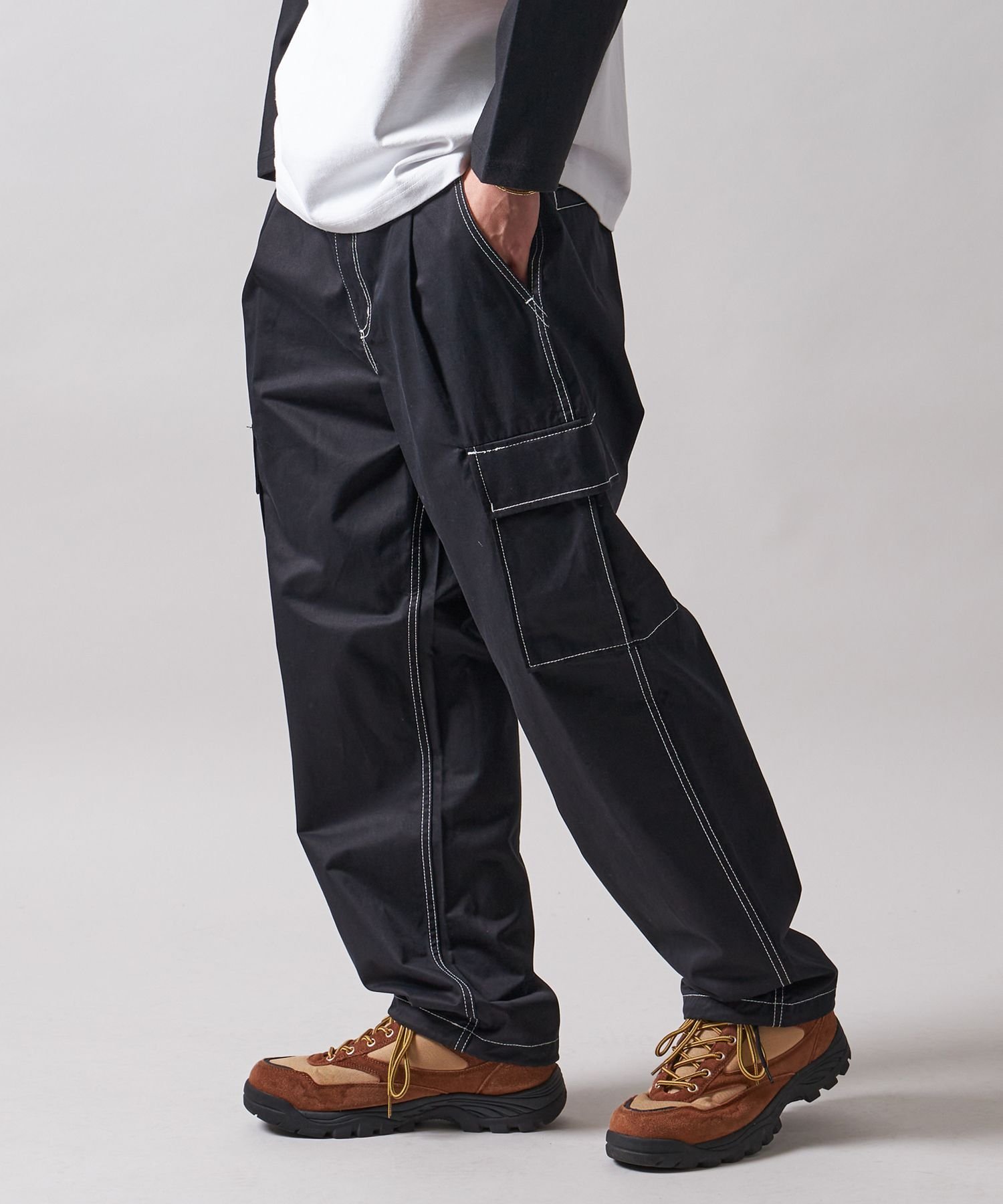 BEN DAVIS / WHITE LABEL 【 BEN DAVIS ( ベンデイビス )】BEN 039 S ACTIVE CARGO PANTS / ベンズ アクティブ カーゴパンツ ナバル パンツ その他のパンツ ブラック ホワイト カーキ ブラウン【送料無料】