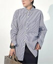 AP STUDIO 【FREEMANS SPORTING CLUB】CHRYSTIE SHIRTS (Stripe) エーピーストゥディオ トップス シャツ ブラウス【送料無料】