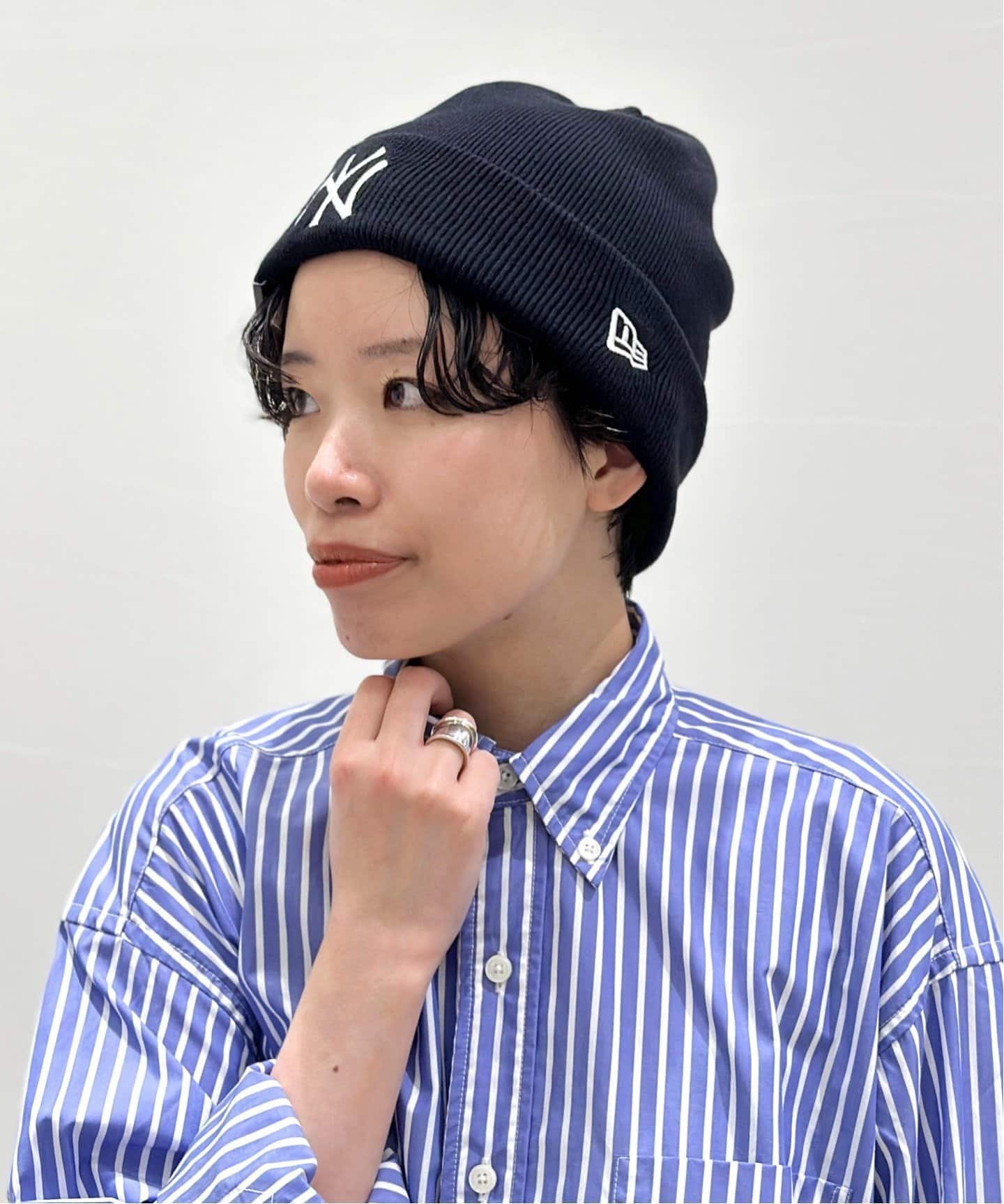 ニューエラ AP STUDIO 【NEW ERA / ニューエラ】ベーシックコットンカフニットキャップ NY エーピーストゥディオ 帽子 ニット帽・ビーニー ブラック【送料無料】