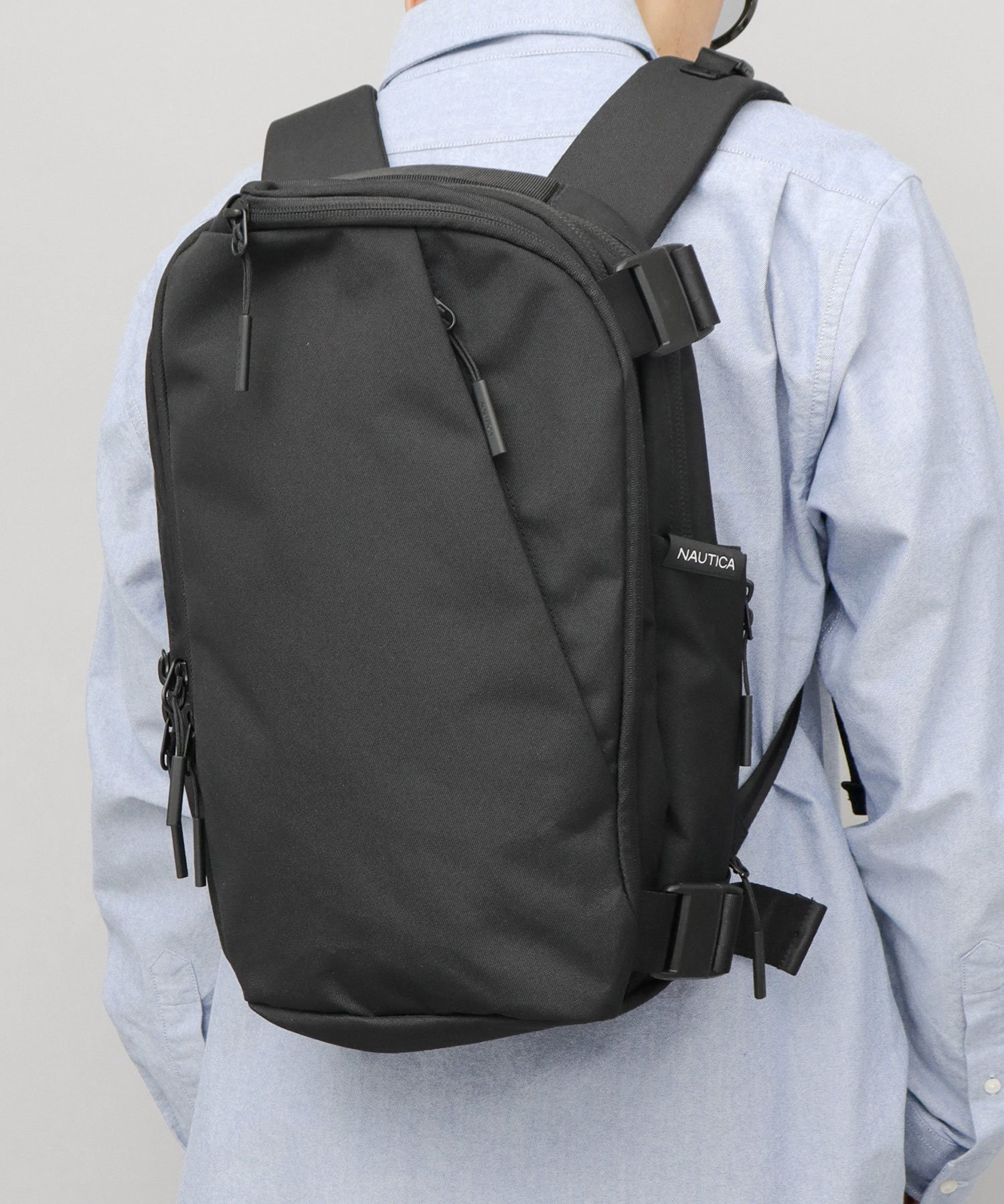 NAUTICA リュック ビジネスリュック メンズ 撥水 大容量 a4 バックパック ノーティカ エー.エム.エス. バッグ リュック・バックパック ブラック【送料無料】