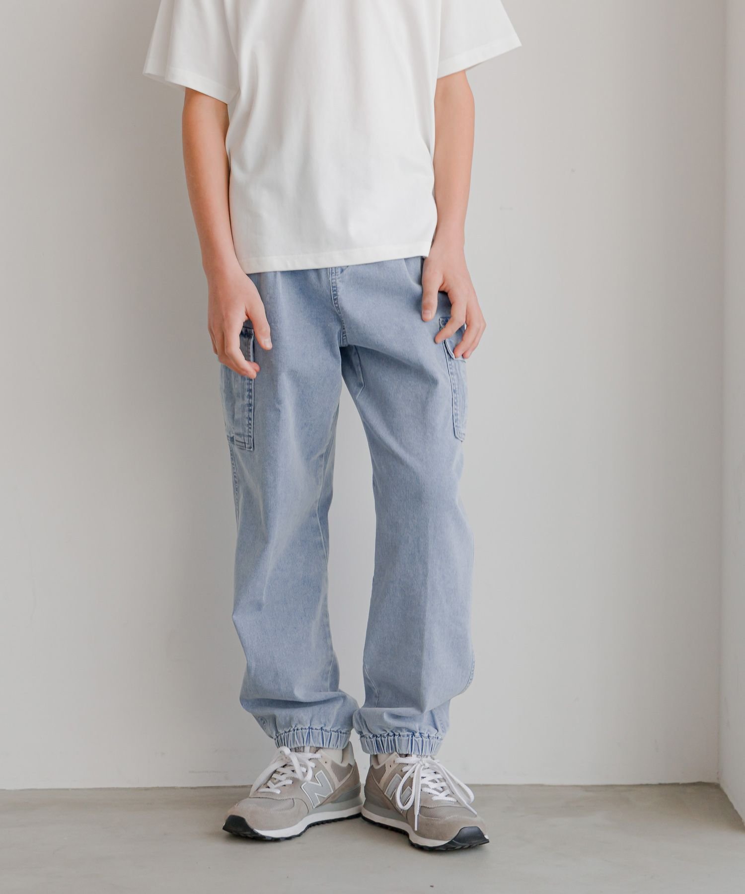 【SALE／30%OFF】GLOBAL WORK スゴラクCOOLカーゴパンツ/キッズ/147336 グローバルワーク パンツ カーゴパンツ ブラックのサムネイル