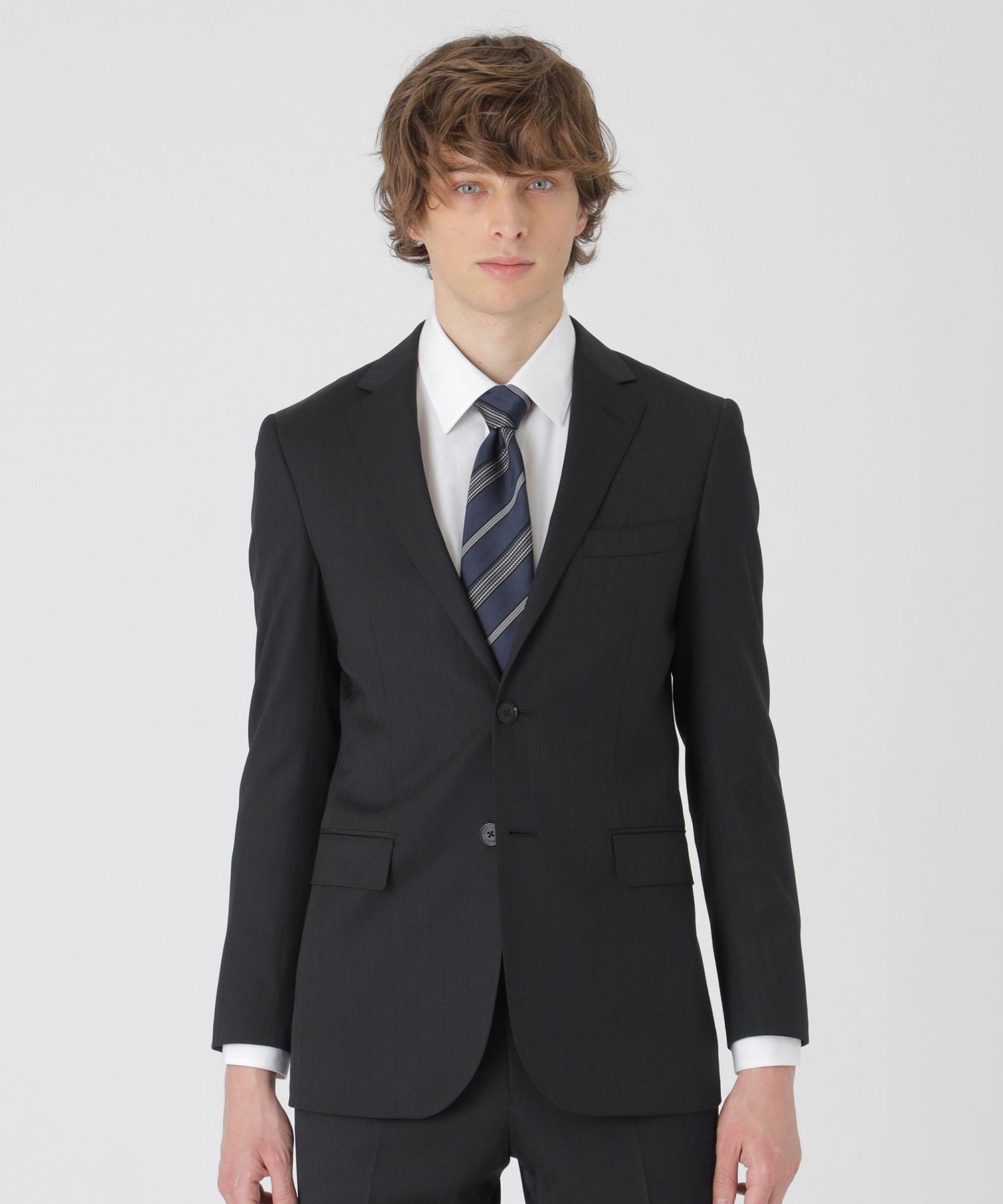 【SALE/16%OFF】BLACK LABEL CRESTBRIDGE 【一部店舗限定】ブライトシャドーストライプスーツ ブルーレーベル / ブラックレーベル・クレストブリッジ スーツ・フォーマル セットアップスーツ ブラック ネイビー【送料無料】