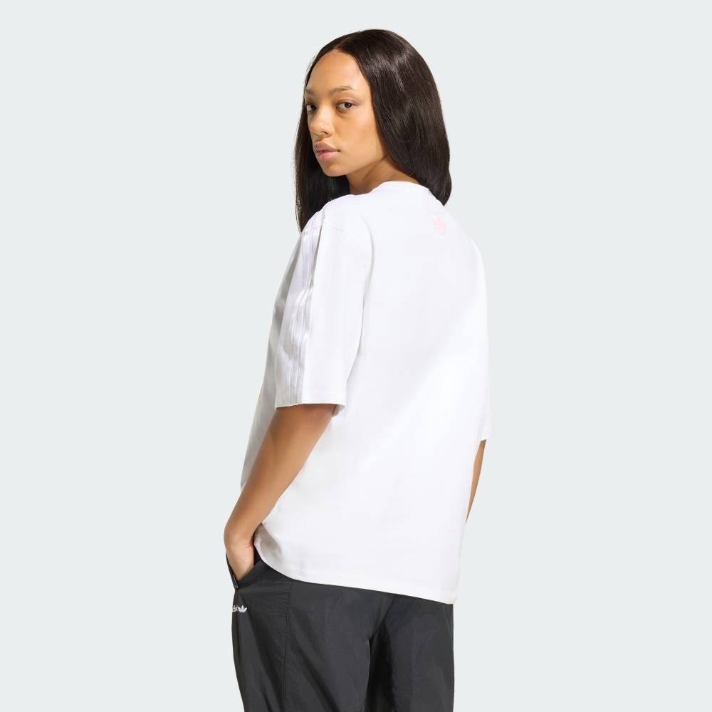 【公式】アディダス adidas 返品可 アディダス ケアベア オーバーサイズド Tシャツ アディダス トップス カットソー・Tシャツ ホワイト