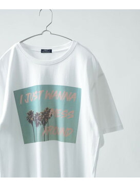 【SALE/42%OFF】ITEMS サーフフォトプリント Tシャツ アーバンリサーチアイテムズ カットソー Tシャツ レッド