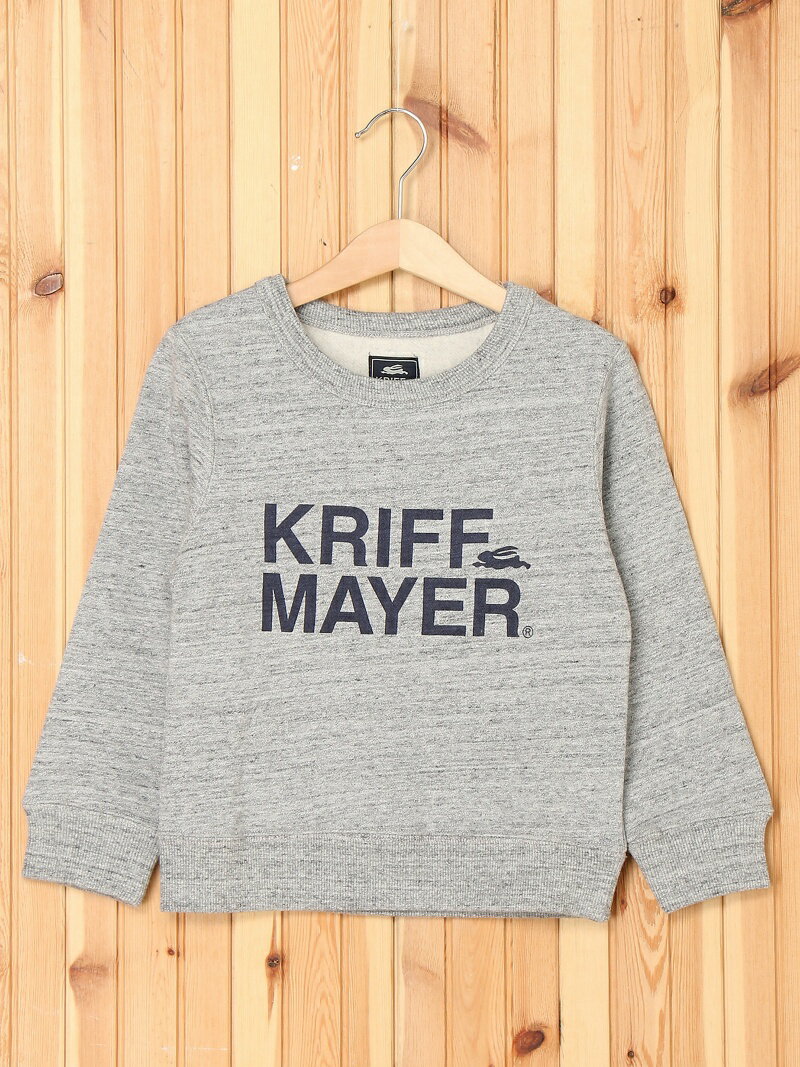 【SALE／60%OFF】KRIFF MAYER (K)ブランドロゴクルースウェット クリフメイヤー トップス その他のトップス グレー ブラック グリーン レッド