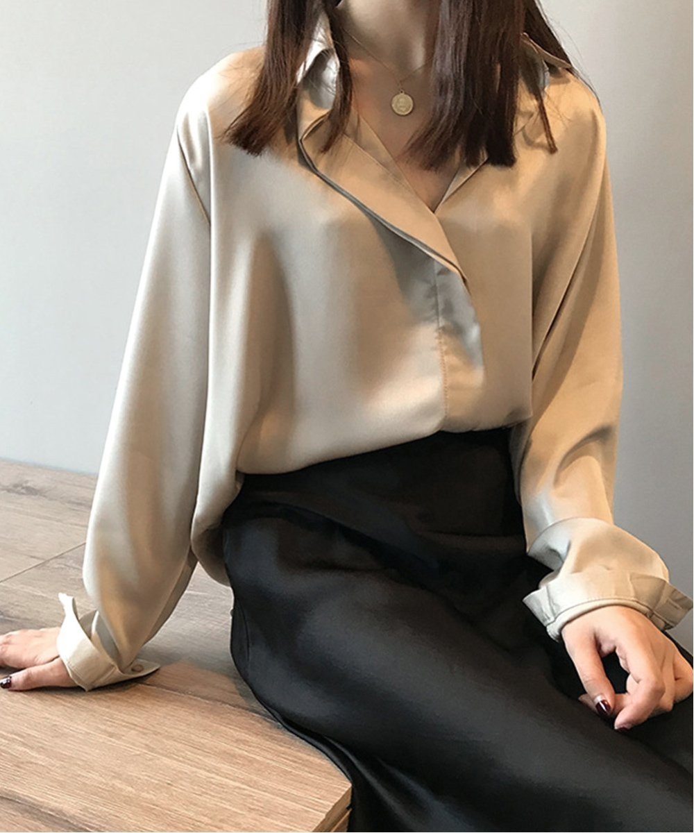 【SALE／30%OFF】Aimoon スキッパー シャツ 長袖 レディース ミニミニストア トップス シャツ・ブラウ..