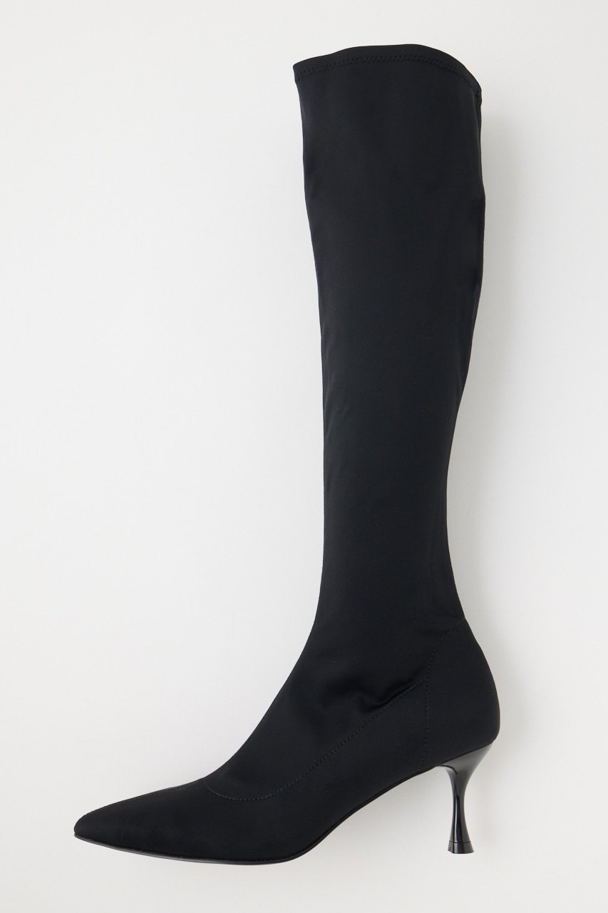 マウジー ブーツ レディース 【SALE／50%OFF】MOUSSY STRETCH SOCKS ロングブーツ マウジー シューズ・靴 ブーツ ブラック カーキ【送料無料】