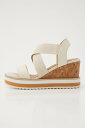 【SALE/13%OFF】STACCATO ラジャクロスベルトコルクヒールサンダル スタッカート シューズ・靴 サンダル ホワイト ブラック【送料無料】