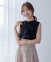 【SALE/50%OFF】STAY MOTION 【リッチで上品】ノースリーブアシメフリルポンチトップス クリア トップス カットソー・Tシャツ ブラウン ブラ...