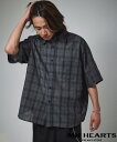 【SALE/10%OFF】MR.HEARTS REGULAR COLLAR SHORT SLEEVE CHECK SHIRT 【限定展開】 フリークスストア ト...