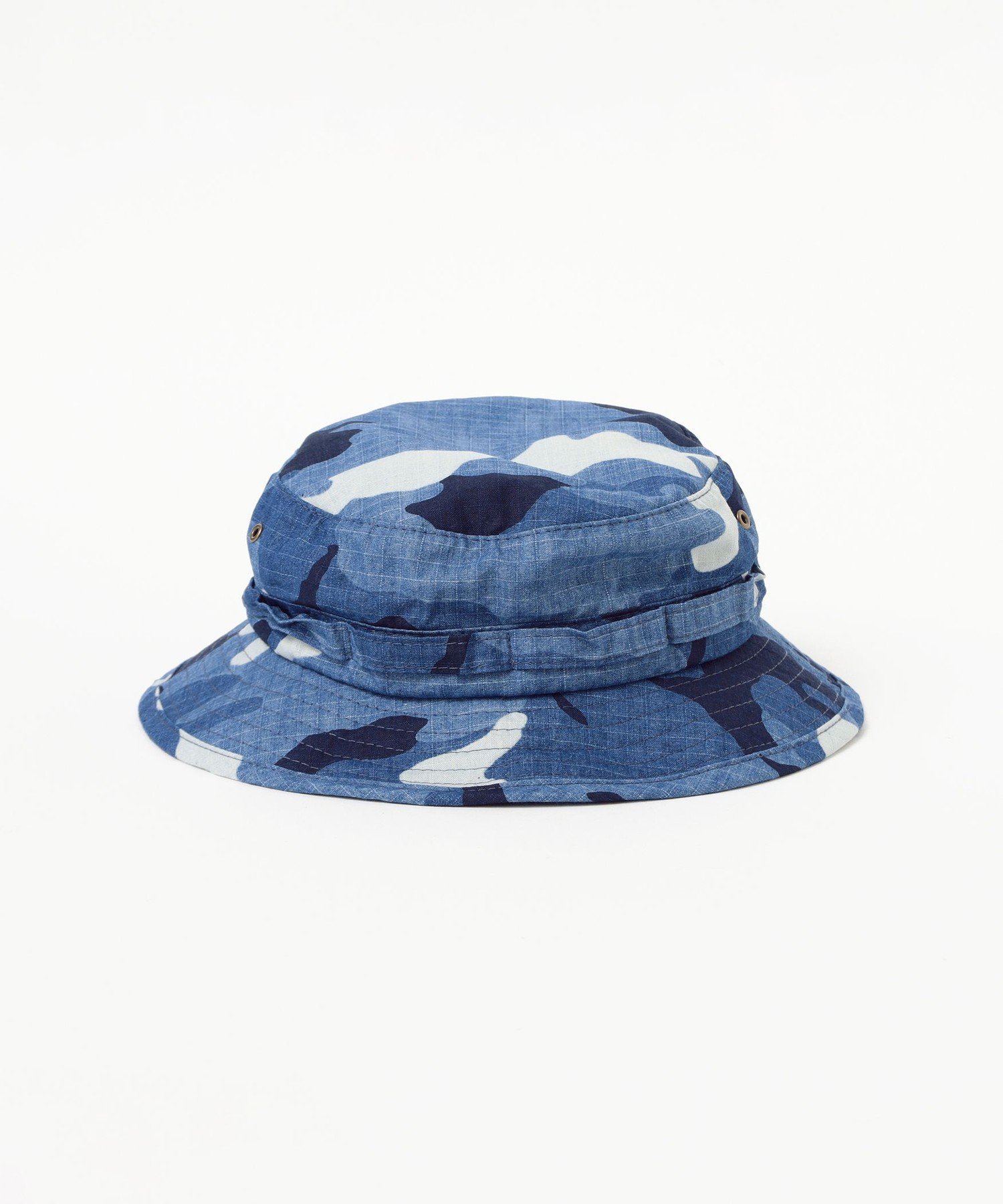 【SALE／50%OFF】BEAMS PLUS Jungle Hat Indigo Rip Camo ビームス メン 帽子 その他の帽子 ネイビー【送料無料】
