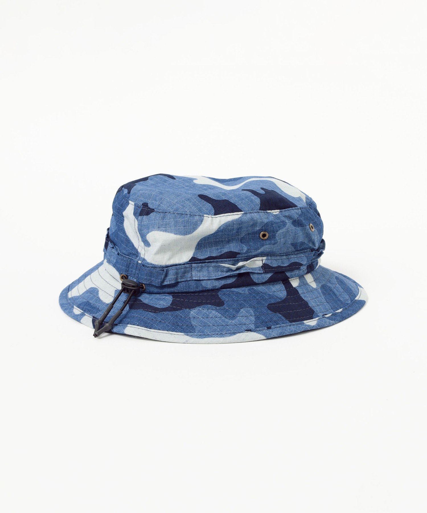 【SALE／50%OFF】BEAMS PLUS Jungle Hat Indigo Rip Camo ビームス メン 帽子 その他の帽子 ネイビー【送料無料】