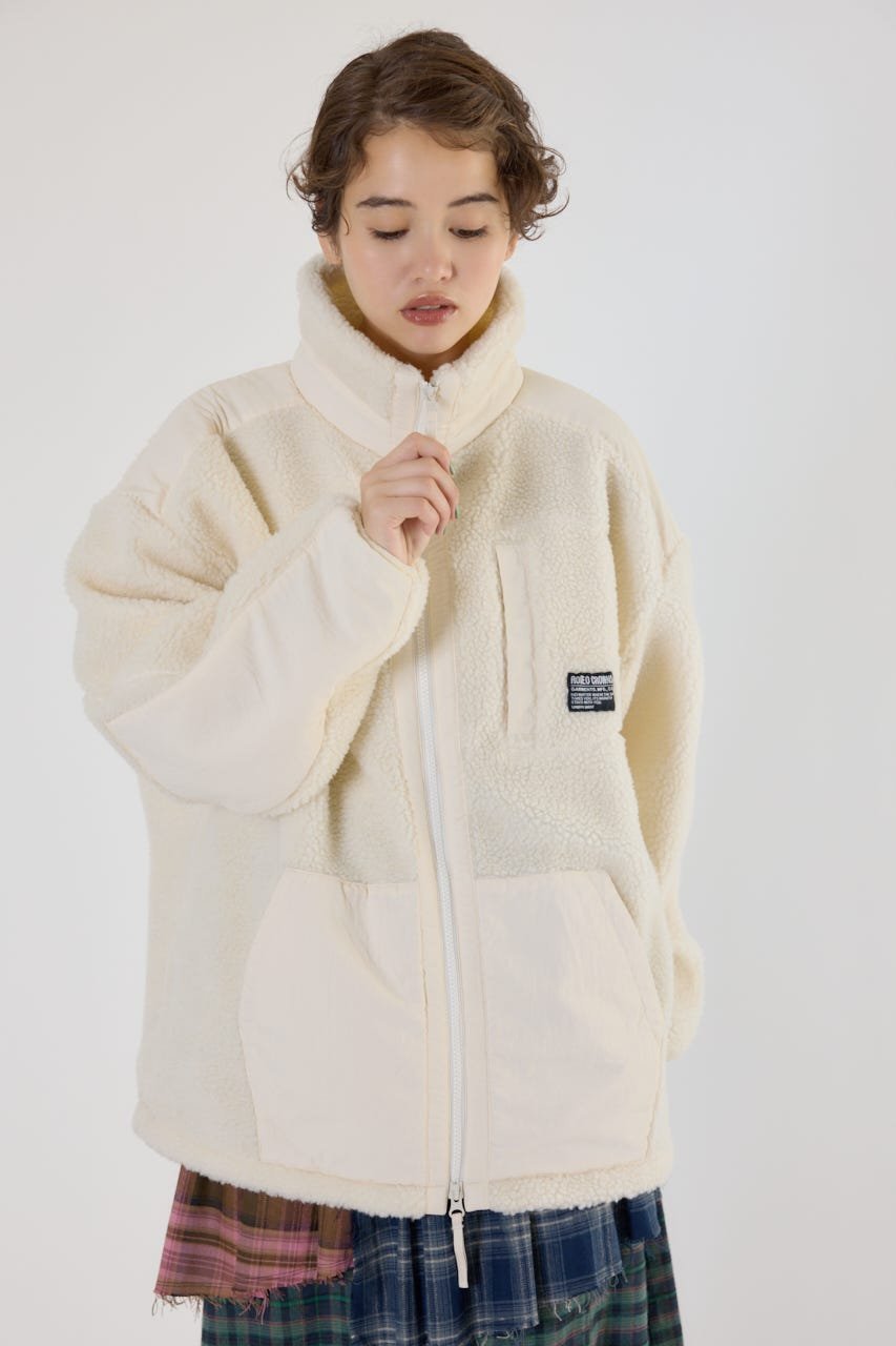 RODEO CROWNS WIDE BOWL テディボアブルゾン ロデオクラウンズワイドボウル ジャケット・アウター ブル..