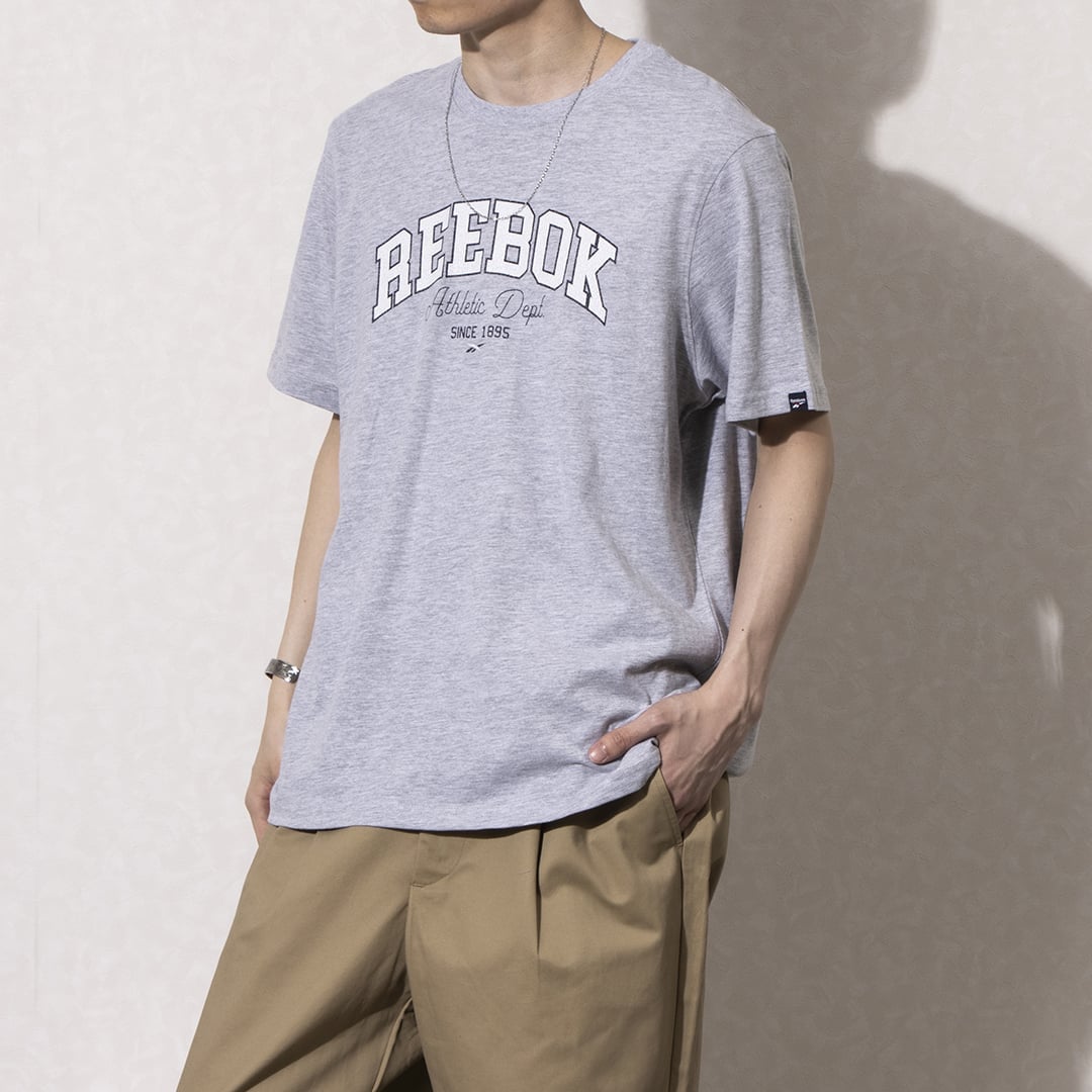 グラフィック Tシャツ / ATH DEPT GRAPHIC TEE リーボック トップス カットソー・Tシャツ グリーン グレー ブラック