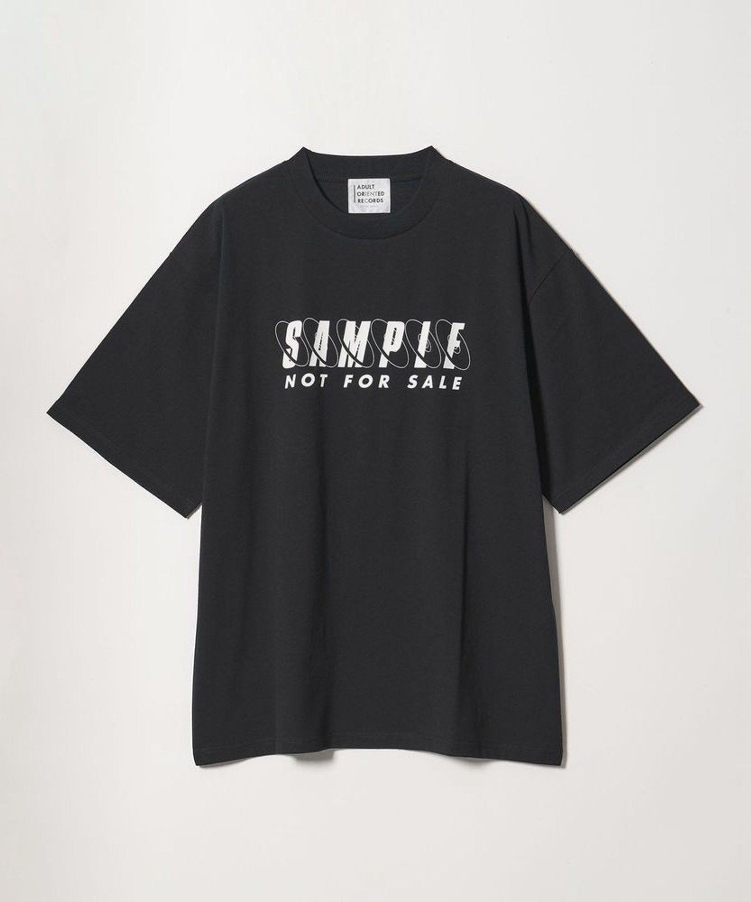 【別注】＜Adult Oriented Records*CITEN＞ プリントT シテン トップス カットソー・Tシャツ ブラック ホワイト