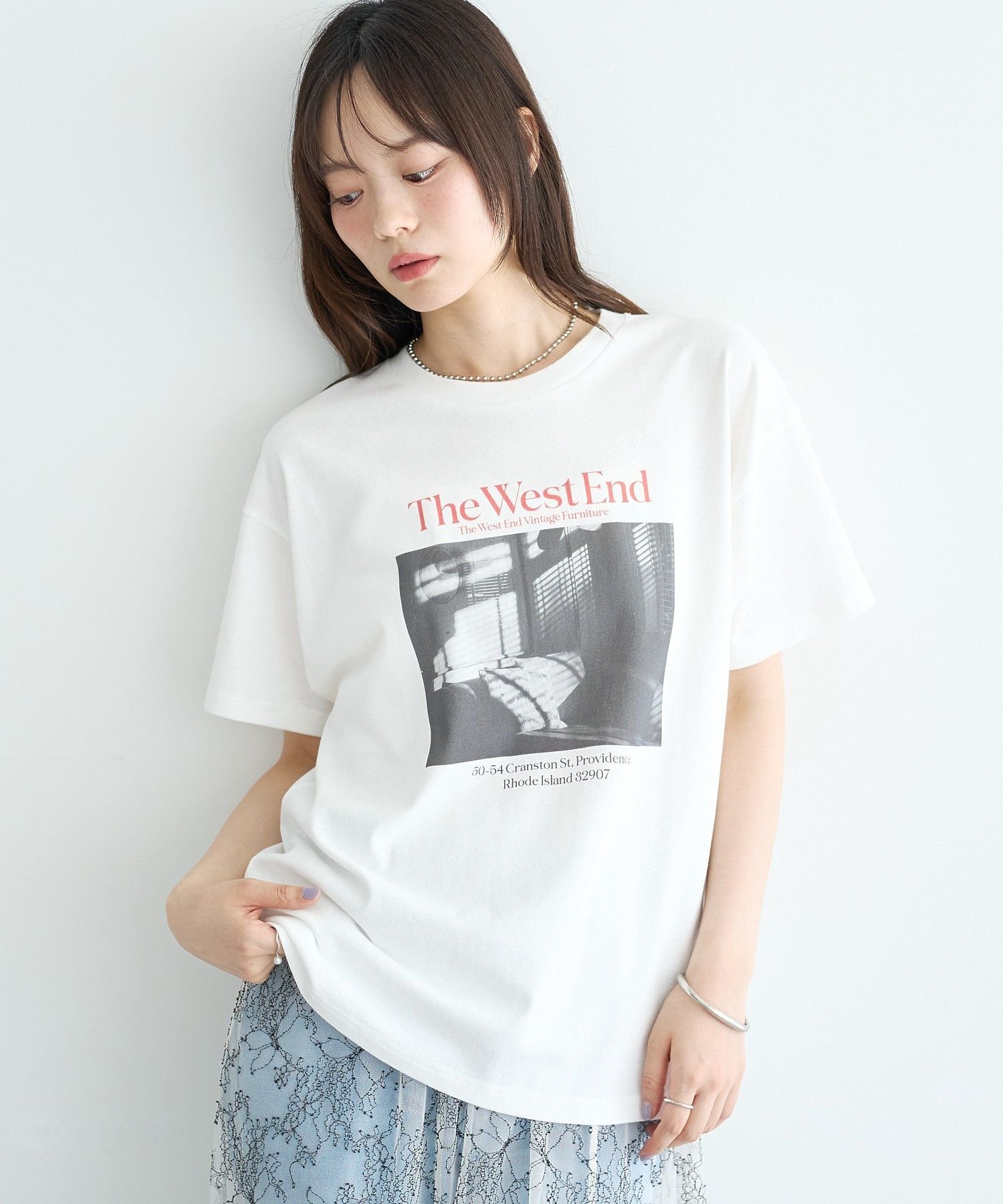 アソートレギュラーTee アースミュージック&エコロジー トップス カットソー・Tシャツ イエロー ホワイト グレー