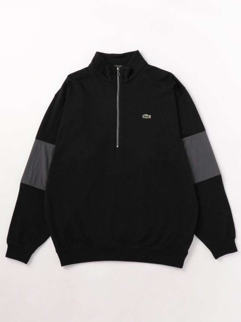 【SALE／60%OFF】BEAUTY & YOUTH UNITED ARROWS ＜LACOSTE＞×＜BEAUTY&YOUTH＞ by ＜VAINL ARCHIVE＞ P/OV LS/カットソー □□ ◆ ユナイテッドアローズ アウトレット カットソー Tシャツ ベージュ ホワイト ブラック【送料無料】
