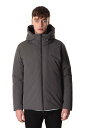 アタッチメント ATTACHMENT 3LAYER LIGHT TAFFETA HOODED DOWN JACKET アタッチメント ジャケット・アウター ダウンジャケット・ダウンベスト グレー ブラック【送料無料】