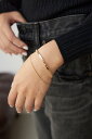 AZUL BY MOUSSY チェーンコンビネーションナローバングル アズールバイマウジー アクセサリー・腕時計 その他のアクセサリー・腕時計 ゴールド ブラッ...