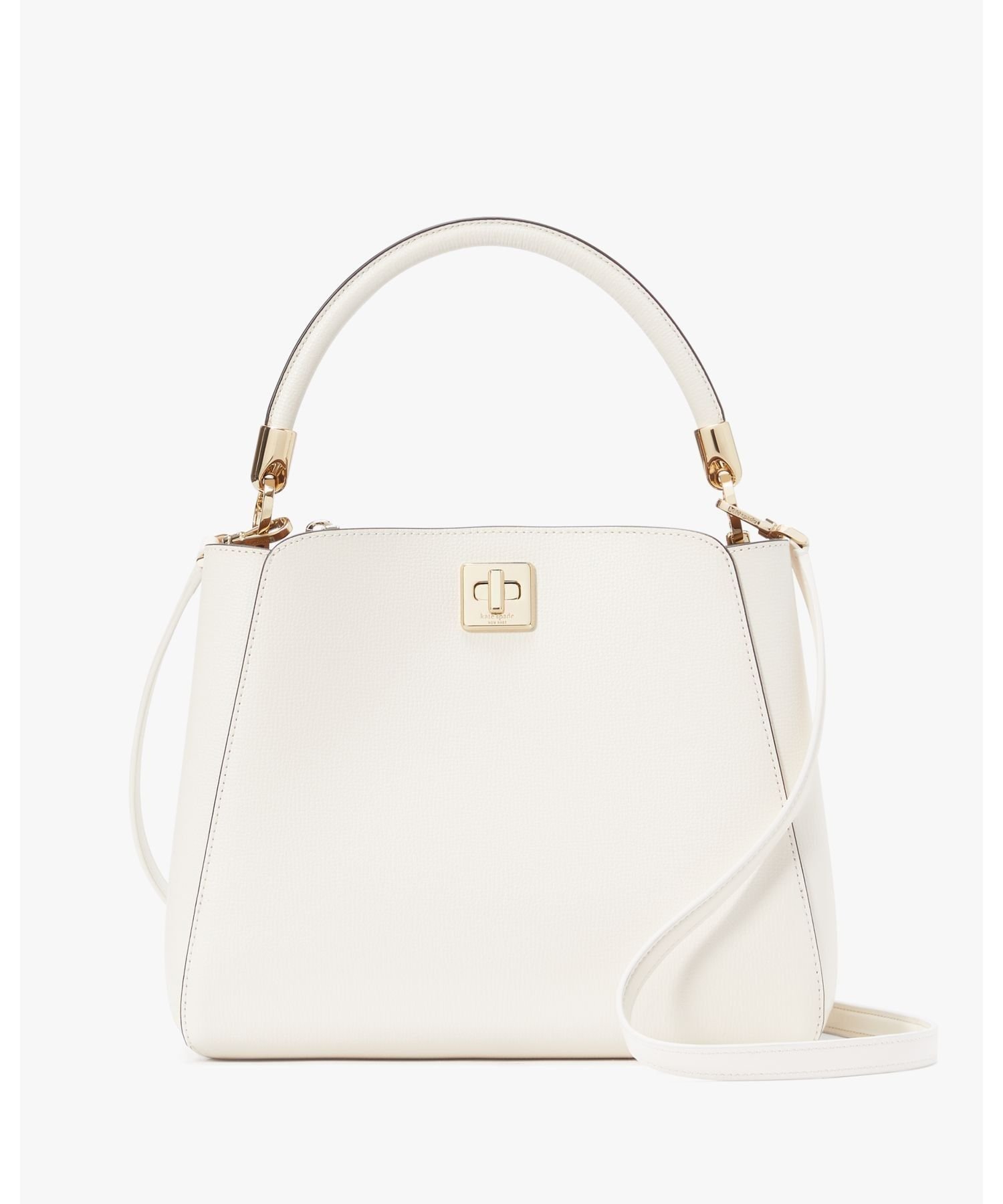 【SALE／65%OFF】kate spade new york フィービー ラージ トップ ハンドル サッチェル ケイトスペードニューヨーク バッグ ハンドバッグ ホワイト【送料無料】