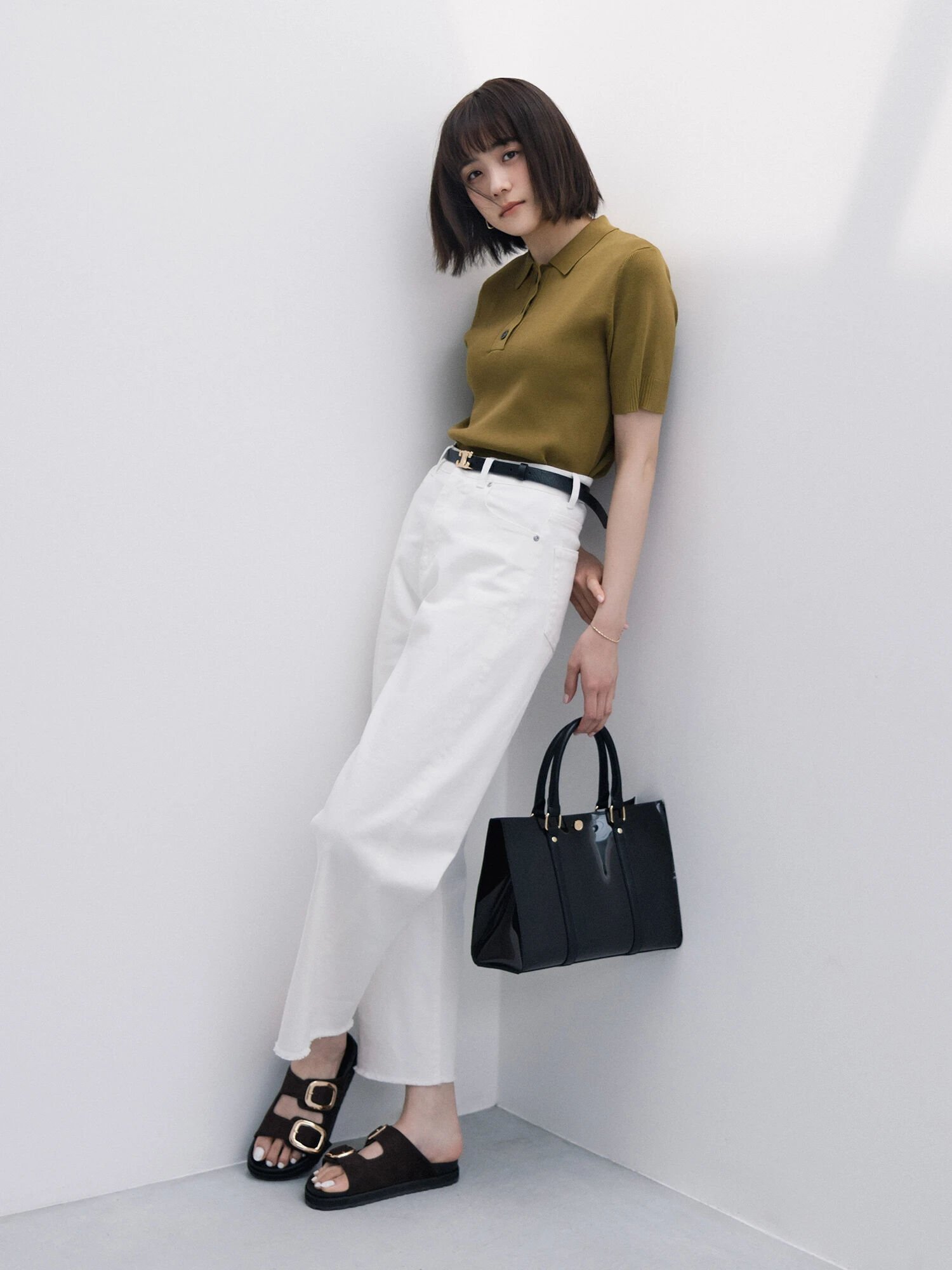 【SALE/33%OFF】Te chichi 【松井愛莉着用】カーブDenimパンツ《2025summer catalog item》 テチチ パンツ その他のパンツ ネイビー ホワイト ブルー【送料無料】