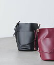 NATURAL BEAUTY BASIC ナローストラップバケットバッグ ナチュラルビューティベーシック バッグ ショルダーバッグ レッド ブラック【送料無料】